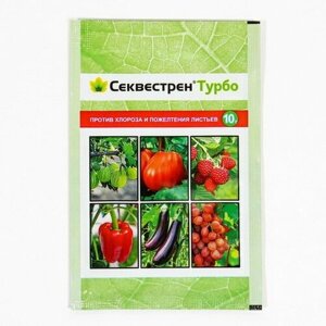 Удобрение минеральное "Секвестрен Турбо", 10 г, 3 шт.