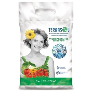 Удобрение TerraSol Весна-лето универсальное, 5 л, 5 кг