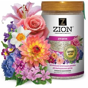 Удобрение ZION ионитный субстрат для цветов, 0.7 л, 0.7 кг, 1 уп.