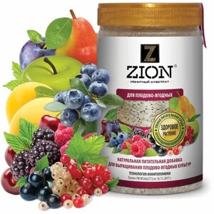 Удобрение ZION Ионитный субстрат для плодово-ягодных культур, 0.7 л, 0.7 кг, 1 уп.