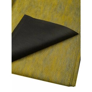 Укрывной материал Агротекс , цветной спанбонд 80, нетканый материал желто-черный, защита от УФ, 3х5м