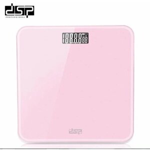 Ультрасовременные и стильные напольные электронные весы KD-7001/Розовые