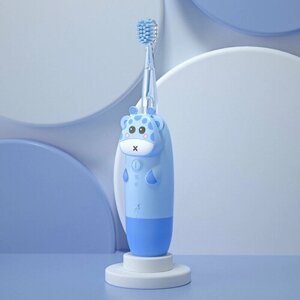Умная Ультразвуковая Электрическая Детская Зубная щетка Children's toothbrush, Blue