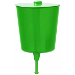 Умывальник дачный зеленого цвета, пластиковый бак, объем 4 литра