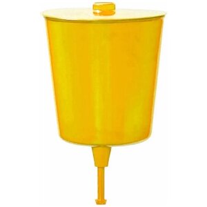 Умывальник дачный желтого цвета, пластиковый бак, объем 4 литра