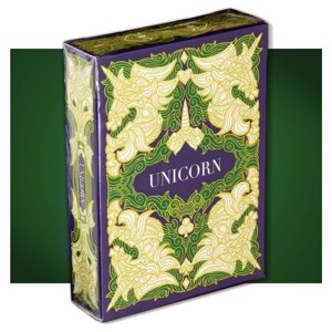 Unicorn Emerald Edition, игральные карты от Aloy Design Studio
