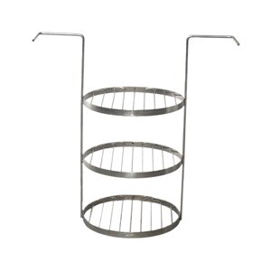 Усиленная решетка - этажерка для тандыра из нержавеющей стали, диаметр 26 см, высота 37,5 см