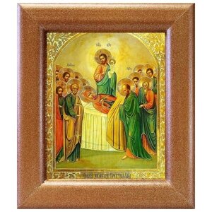 Успение Пресвятой Богородицы, икона в широкой рамке 14,5*16,5 см