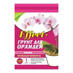 В заказе: 5 уп / Грунт для орхидей 1л почвосмесь Effect+ БТ