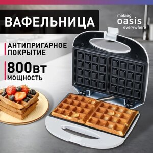 Вафельница электрическая для венских вафель making Oasis everywhere PK-VW, 800 Вт