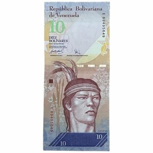 Венесуэла 10 боливаров 2007 г. (Серия E)