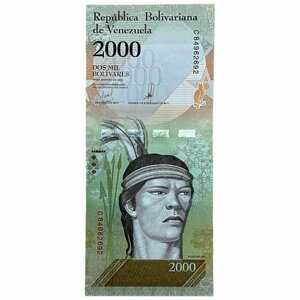 Венесуэла 2000 боливаров 2016 г. (Серия C)