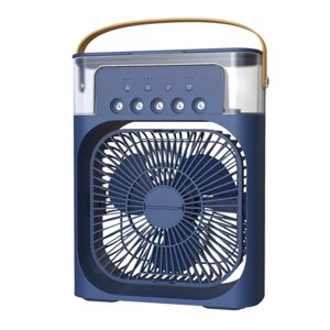 Вентилятор настольный с увлажнителем воздуха Air Cooler Fan Blue