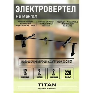 Вертел электрический TITAN 110 гриль мангал BBQ кемпинг