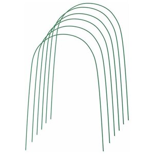 Весна Дуги для парника, металл в кембрике 4 м, d = 10 мм, набор 6 шт.