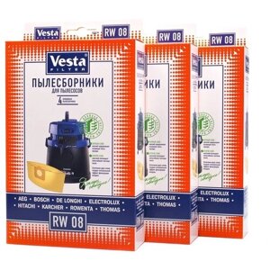 Vesta filter RW 08 XXl-Pack комплект пылесборников, 12 шт