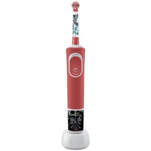 Вибрационная зубная щетка Oral-B Vitality Kids Star Wars D100.413.2K, красный