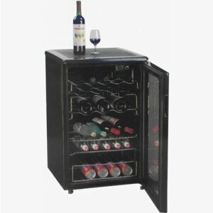 Винный шкаф COOLEQ WC-145, 37 бутылок, от +4 до +16, компрессорный, мини-бар, винный холодильник