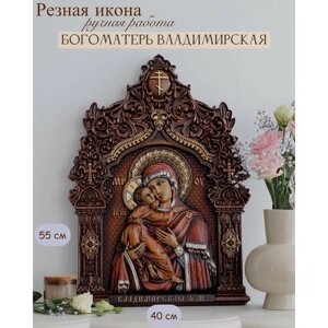 Владимирская икона Божией Матери 55х40 см от Иконописной мастерской Ивана Богомаза