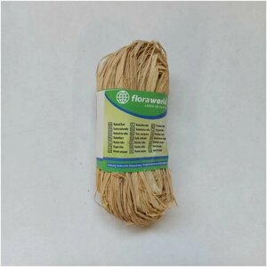 Волокно натуральное для подвязки растений, цвет - бежевый, 10925