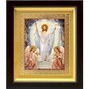 Воскресение Христово, икона в киоте 14,5*16,5 см