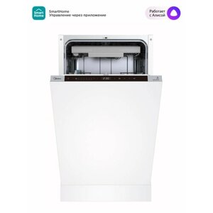 Встраиваемая посудомоечная машина Midea MID45S970i, серебристый