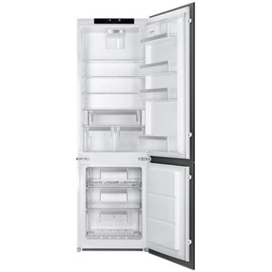 Встраиваемый комбинированный холодильник, Белый Smeg C8174DN2E