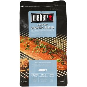 Weber Щепа для копчения, смесь для рыбы, 700 г, 0.7 кг, 1 уп.