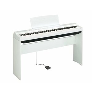 Yamaha P-125aWH Цифровое пианино, со стойкой и педалью, белое (3 коробки)