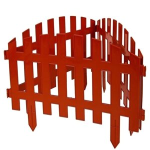 Забор декоративный Гарденпласт RENESSANS 5 секций, 2.1 х 0.45 х 0.35 м, терракот