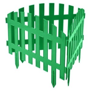 Забор декоративный Гарденпласт RENESSANS 5 секций, 3.1 х 0.35 м, зелeный