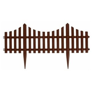Забор декоративный Greengo 3296974, 3 х 0.3 м, коричневый