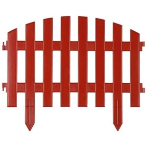 Забор декоративный GRINDA Ар Деко 422203, 3 х 0.45 х 0.28 м, терракот