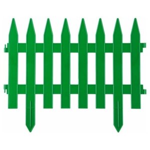 Забор декоративный GRINDA Классика 422201, 3 х 3 х 0.28 м, зеленый