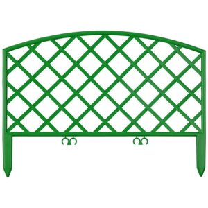 Забор декоративный GRINDA Плетень 422207, 3.2 х 0.34 х 0.24 м, зеленый