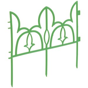 Забор декоративный Комплект-Агро лилия 293см 30,5 см зеленый