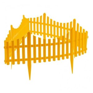 Забор декоративный PALISAD Гибкий, 3 х 0.325 х 0.24 м, желтый