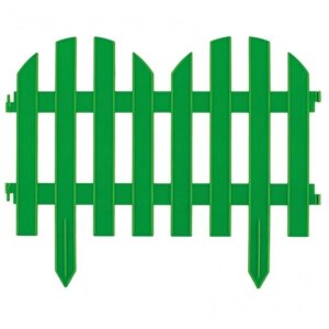 Забор декоративный PALISAD Романтика, 3 х 0.28 м, зеленый