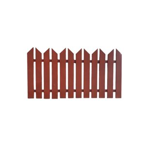 Забор из массива хвои, красно-коричневый (148х78 см)
