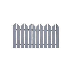 Забор из массива хвои, серый (148х78 см)