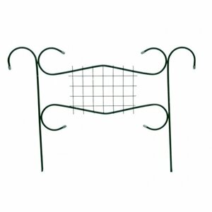 Забор садово-парковый "Комбинированный"выс. 1м, дл. 3,5м, дл. дел. 0,7м) ст. тр. 10мм