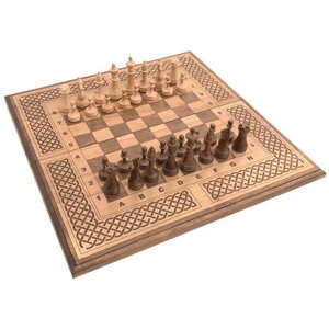 Zakaryan шахматы + шашки + нарды Модерн 3 игровая доска в комплекте