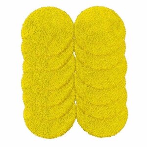 Запасные чистящие салфетки из микрофибры для Hobot 198/188/368/388, цвет желтый (12 штук)