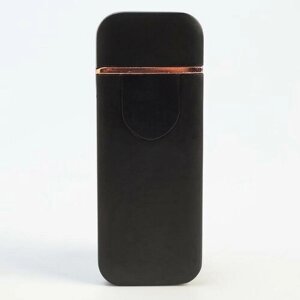 Зажигалка электронная "Авилес" USB, спираль, сенсор, чёрная 7.9х3.1 см
