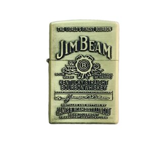 Зажигалка газовая Jim Beam, цвет бронзовый