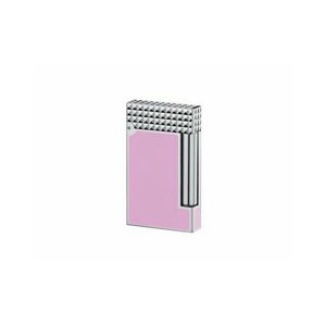 Зажигалка «Ligne D», цвет: розовый, серебристый