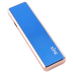 Зажигалка с зарядкой USB, синяя