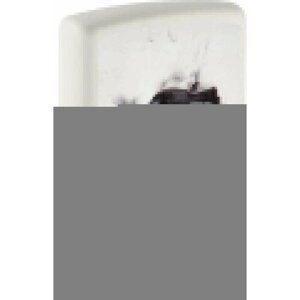 Зажигалка ZIPPO Spazuk с покрытием White Matte, латунь/сталь, белая, 38x13x57 мм