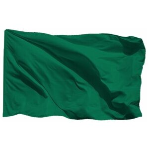 Зелёный флаг на флажной сетке, 70х105 см - для флагштока