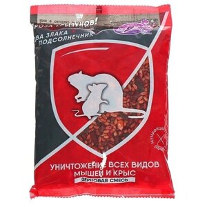 Зерновая смесь от грызунов Домовой Прошка Гроза Грызунов, 300 г 2 шт